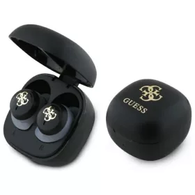   GUESS vezeték nélküli fülhallgató bluetooth TWS GUTWSJ144ESK (Mini Iridescent 4G Printed Logo) fekete