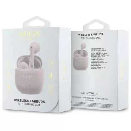 GUESS vezeték nélküli fülhallgató bluetooth TWS GUTWSJ14ESGP róz-3666339294809 4 kép