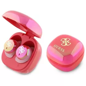   GUESS vezeték nélküli fülhallgató bluetooth TWS GUTWSJ144ESF (Mini Iridescent 4G Logóval Nyomtatva) fukszia