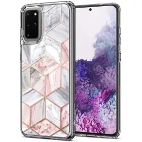 Samsung S20+ Plus Spigen Ciel Etoile pink márvány mintával-8809685626282 1 kép