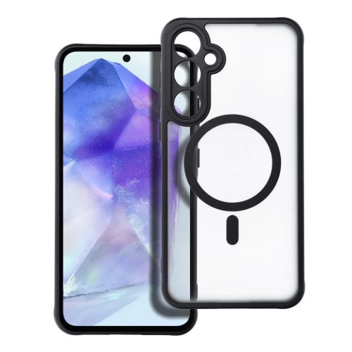 FULL MATTE MAG COVER tok MagSafe kompatibilitással SAMSUNG A55 fekete-5903396299896 1 kép