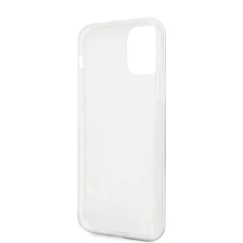 Guess Flower N2 virágmintás tok iPhone 11 Pro halványlila-3700740475539 5 kép