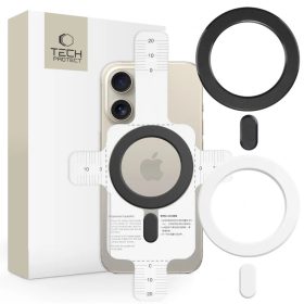 Tech-protect Mmp-100 Magnetic Magsafe Gyűrű 2-pack Fekete & Fehér-5906302372188 1 kép