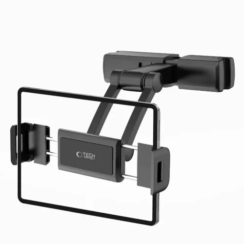 TECH-PROTECT V2 fejtámlára szerelhető autós tablettartó fekete-5906302380688 2 kép