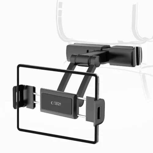 TECH-PROTECT V2 fejtámlára szerelhető autós tablettartó fekete-5906302380688 3 kép