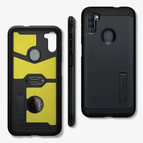 Spigen Tough Armor tok kihajtható támasszal Samsung Galaxy A11 feket-8809685627197 2 kép