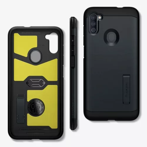 Spigen Tough Armor tok kihajtható támasszal Samsung Galaxy A11 feket-8809685627197 2 kép