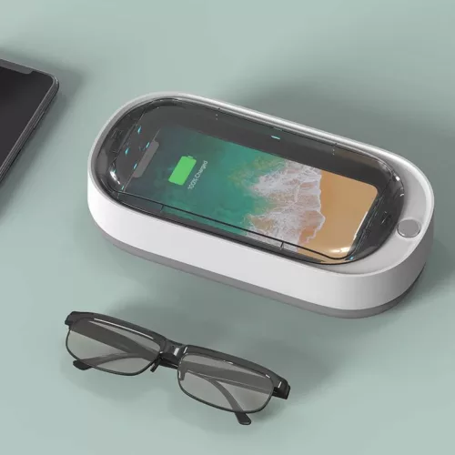 Mobil UV telefon sterilizátor, sterilizáló fehér, mobiltelefon ste-9111201899681 6 kép