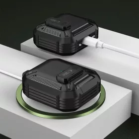 Tech-protect Carbonox Apple Airpods 4 Fekete-5906302380312 2 kép