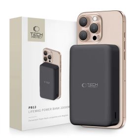 Tech-protect Pb12 Lifemag Magsafe Power Bank 20000mah Fekete-5906302375790 1 kép