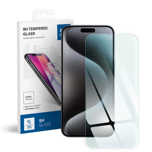 Tempered Glass Blue Star - iPhone 15 Pro üvegfólia-5903396222016 1 kép