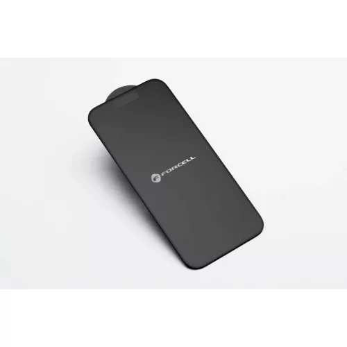 Forcell Matt üvegfólia - iPhone 15 Plus fekete üvegfólia-5903396315954 1 kép
