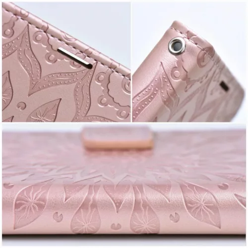 MEZZO fliptok Samsung Galaxy S25 Ultra mandala rózsaarany tok-5903396340109 2 kép