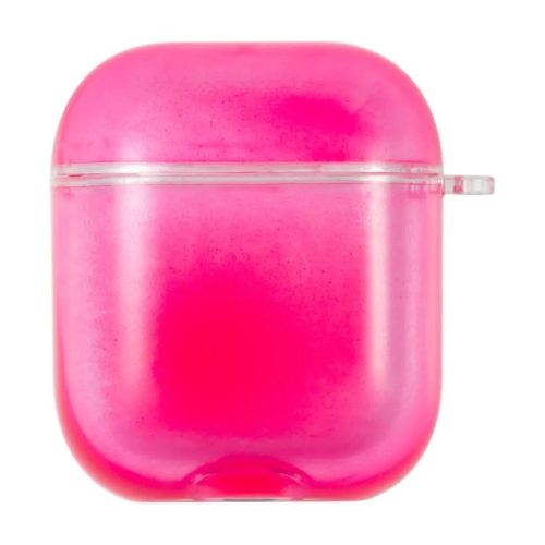Kingxbar Galaxy Nightlow lumineszkláló Airpods 1/2 tok pink színben-6959003588050 1 kép
