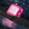 Kingxbar Galaxy Nightlow lumineszkláló Airpods 1/2 tok pink színben-6959003588050 2 kép