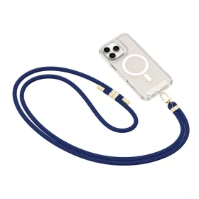 TECH-PROTECT C7S mobiltelefon nyakpánt NAVY KÉK/ARANY-5906302372072 2 kép