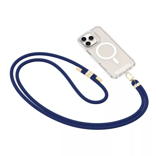 TECH-PROTECT C7S mobiltelefon nyakpánt NAVY KÉK/ARANY-5906302372072 2 kép