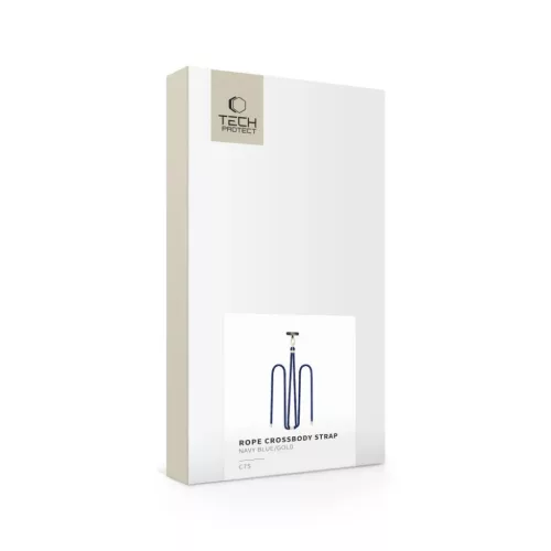 TECH-PROTECT C7S mobiltelefon nyakpánt NAVY KÉK/ARANY-5906302372072 4 kép