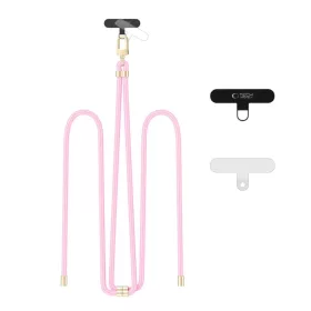 Tech-protect C7s Keresztpánt Baby Pink/arany-5906302376636 1 kép