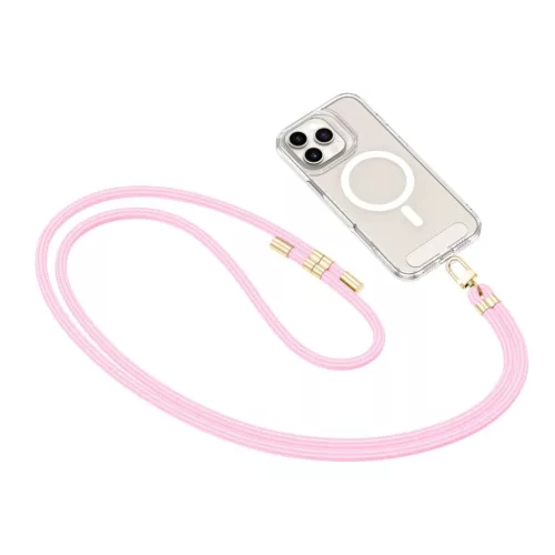 Tech-protect C7s Keresztpánt Baby Pink/arany-5906302376636 2 kép