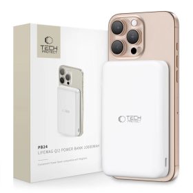 Tech-protect Pb24 Lifemag Qi2 Magsafe Power Bank 10000mah Fehér-5906302313266 1 kép