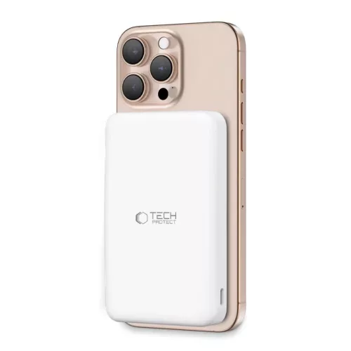 Tech-protect Pb24 Lifemag Qi2 Magsafe Power Bank 10000mah Fehér-5906302313266 2 kép