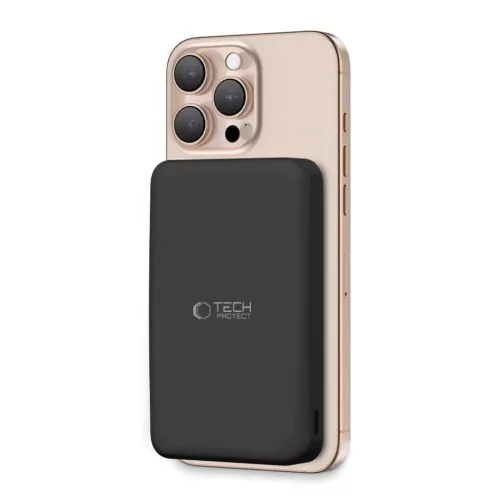 Tech-protect Pb24 Lifemag Qi2 Magsafe Powerbank 10000mah Fekete-5906302313273 2 kép