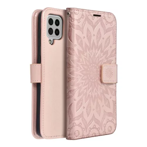 MEZZO fliptok Samsung Galaxy A22 5G mandala rózsaarany tok-5903396117077 2 kép