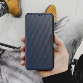 RAZOR fliptok Samsung Galaxy A22 5G kék tok-5903396171642 2 kép