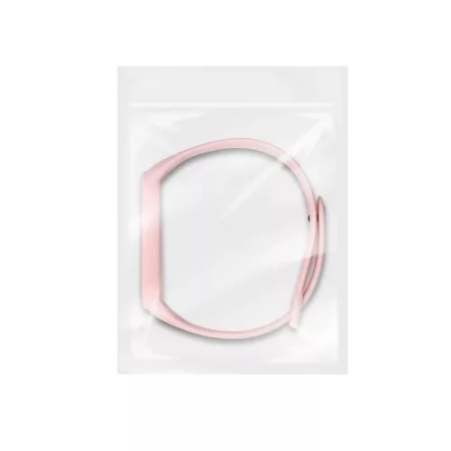 Szilikon szíj XIAOMI Mi Band 5 / 6 / 7 rózsaszín (06)-5903396176258 2 kép