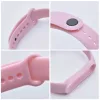 Szilikon szíj XIAOMI Mi Band 5 / 6 / 7 rózsaszín (06)-5903396176258 4 kép