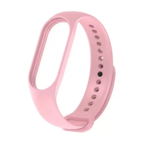 Szilikon szíj XIAOMI Mi Band 5 / 6 / 7 rózsaszín (06)-5903396176258 5 kép