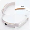 Szilikon szíj XIAOMI Mi Band 5 / 6 / 7 homokszínű (11)-5903396176272 3 kép