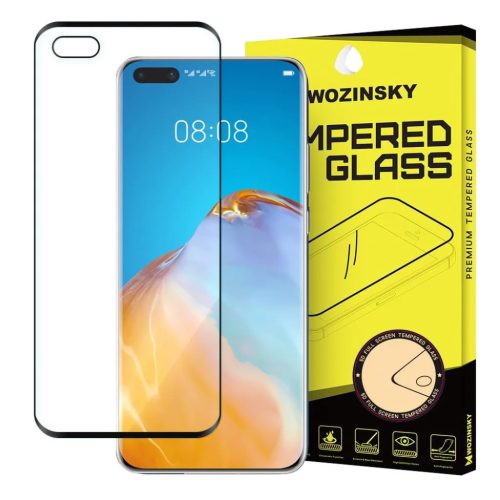 Wozinsky Super Tough kijelzővédő üvegfólia Huawei P40 fekete-9111201898936 1 kép