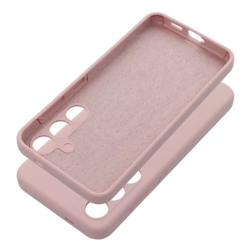 Szilikon 2mm tok Samsung Galaxy S25 Ultra homok rózsaszín-5903396342844 1 kép