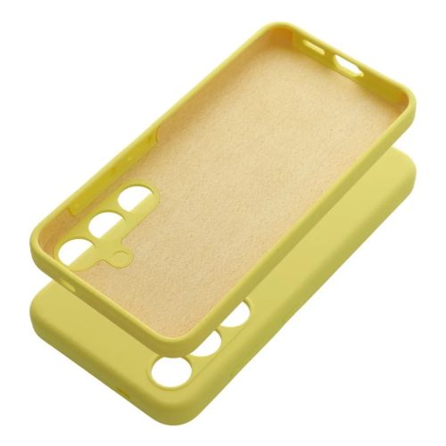 Szilikon 2mm tok Samsung Galaxy S25 Ultra citrom-5903396342851 1 kép