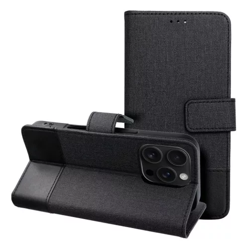 GOMMA Fliptok Samsung Galaxy S25-hez fekete-5903396343599 2 kép