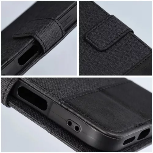 GOMMA Fliptok Samsung Galaxy S25-hez fekete-5903396343599 6 kép