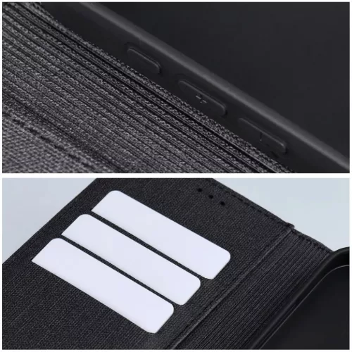 GOMMA Fliptok Samsung Galaxy S25-hez fekete-5903396343599 7 kép