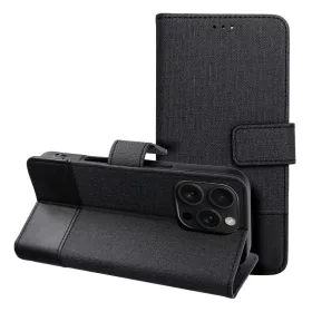 GOMMA fliptok Samsung Galaxy S25 Plus fekete tok-5903396344145 2 kép
