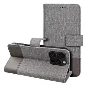 GOMMA fliptok Samsung Galaxy S25 Plus szürke tok-5903396344169 2 kép