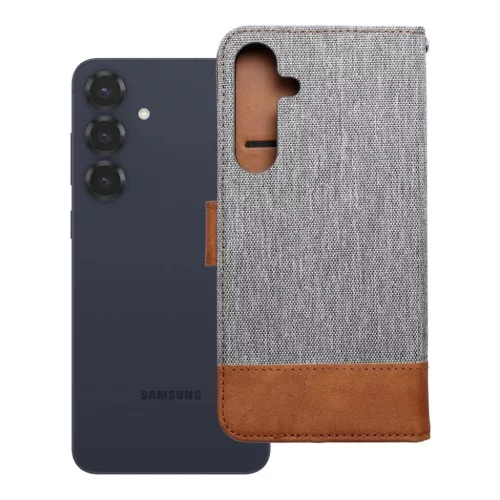 JEANS fliptok Samsung Galaxy S25 Plus tok szürke-5903396343360 7 kép