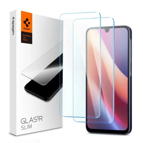 Edzett üveg Spigen Glas.TR Slim 2-pack Galaxy A16 4G / 5G átlátszó-8809971237659 1 kép