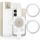 Tech-protect Mmp-110 2in1 Mágneses Magsafe Gyűrű Ezüst & Ezüst-5906302380473 1 kép