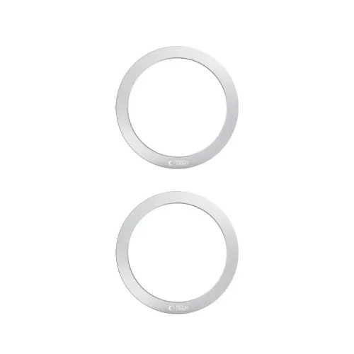 Tech-protect Mmp-110 2in1 Mágneses Magsafe Gyűrű Ezüst & Ezüst-5906302380473 2 kép