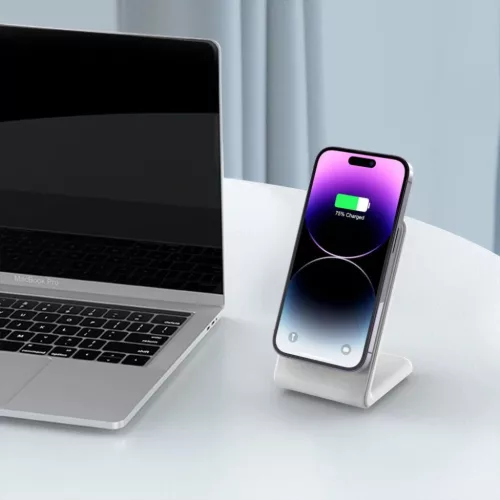 Tech-protect Qi15w-a38 Magnetic Magsafe Vezeték Nélküli Töltő Feh-5906302372201 7 kép