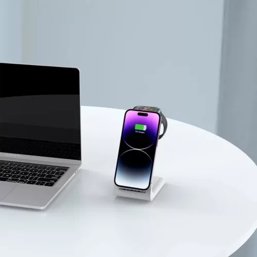 Tech-protect Qi15w-a36 3in1 Vezeték Nélküli Töltő állomás Iphon-5906302372157 7 kép