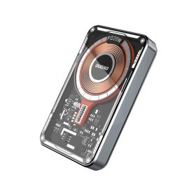   Dudao TGK1 powerbank MagSafe vezeték nélküli töltővel 20W 10000mAh fekete (TGK1-black) fekete