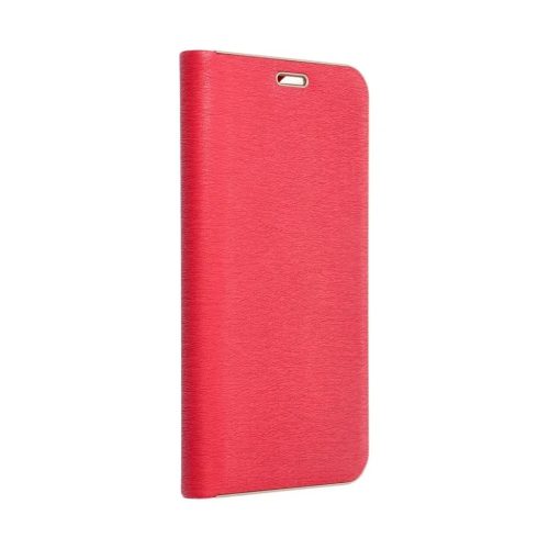 LUNA fliptok arany színű tok Xiaomi Redmi 9AT / Redmi 9A piros