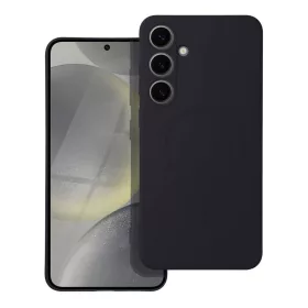   Szilikon Mag Cover tok, kompatibilis MagSafe technológiával Samsung Galaxy S25 Ultra fekete